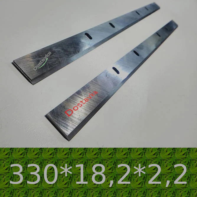 Electric jointer, woodworking machine blade set 18.2*330*2.2 mm 4 hole