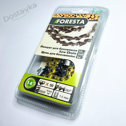 Chainsaw 50-link 4mm saw chain (for 14" 1.3mm 3/8LP bar)