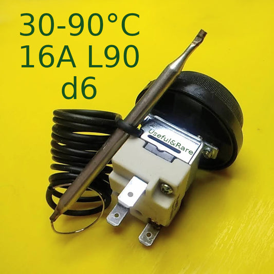 Boiler Temperature controller Sanal L90 d6 in the range 30-90°C load 16A