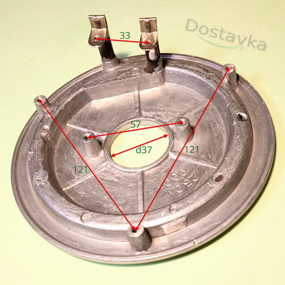 Rice pressure multicooker Heating element 900W 230V ⌀160mm