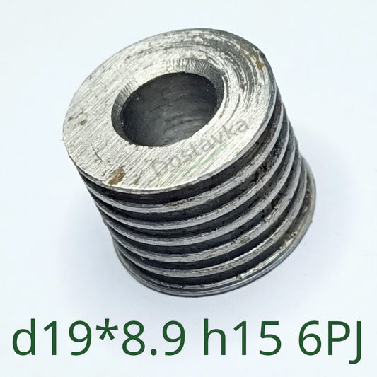 Electric lawn mower Steel driving pulley d19*8.9 h15 6PJ
