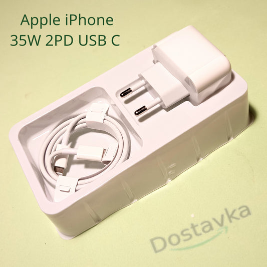 Apple devices Home Charger 35W 2PD USB C to Lightning Cable (1m) MHJ83ZM/A