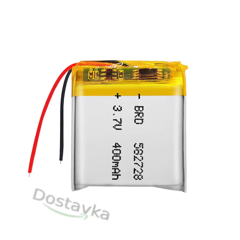 Lithium Polymer Battery 582728 400mAh 3.7V (28x27x5.8) for MP3 MP4 GPS Toys Bluetooth Headset Smart Watch LED Lamp
