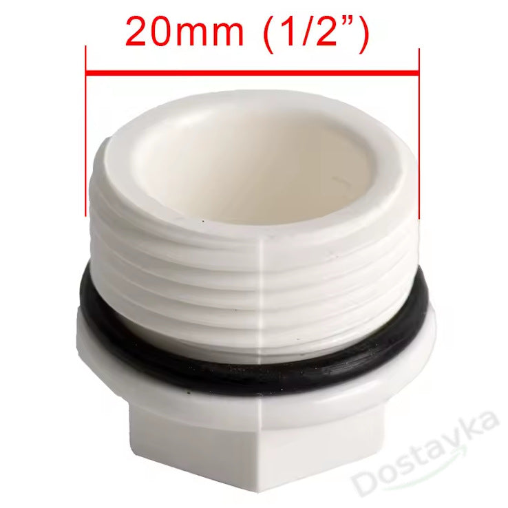 Plastic Water Pump Chamber Plug 3/4" (20 mm)