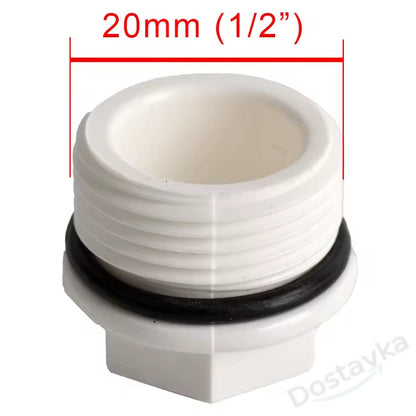 Plastic Water Pump Chamber Plug 3/4" (20 mm)
