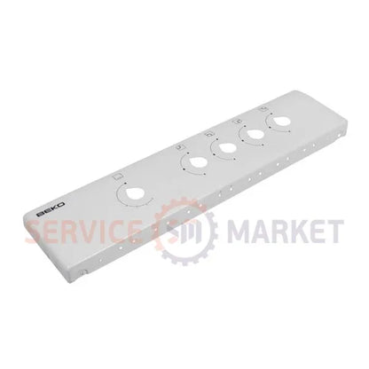 Front panel for gas stove Beko white