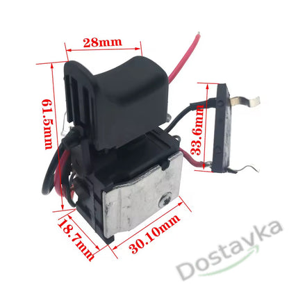 Li-Ion screwdriver manual operation trigger switch Jlevel FA021A-6801 7.2~24V DC16A 17*27