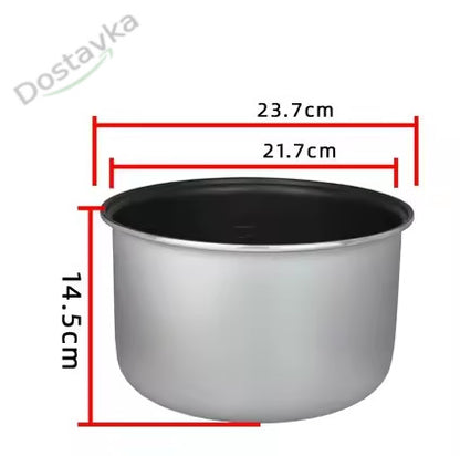 Bowl for multicooker Redmond RB-C518 5L D=235mm H=146mm (ceramic)
