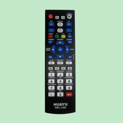 Universal remote control R-TV2 (R-TV3/ RM-L1382) for any TV