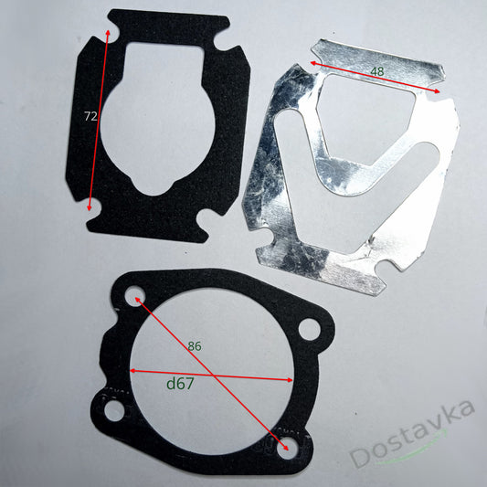 Forte VFL-50 Compressor Cylinder Gaskets (48*72-86mm)