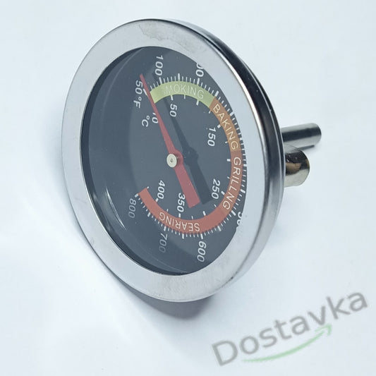 Metal Thermometer for Oven, Kitchen, Home, Grill, Smokehouse, BBQ, Baking (0-400/500℃ Sensor)