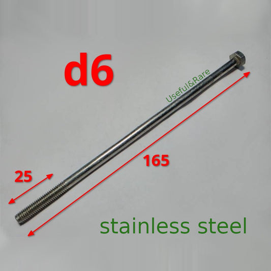 Stainless steel bolt L165 d6 for submersible pump 4S QGD 1.2-50