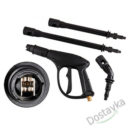 Car washer pressure washing machine fire hose with corner adapter (2 in 1) flat stream
