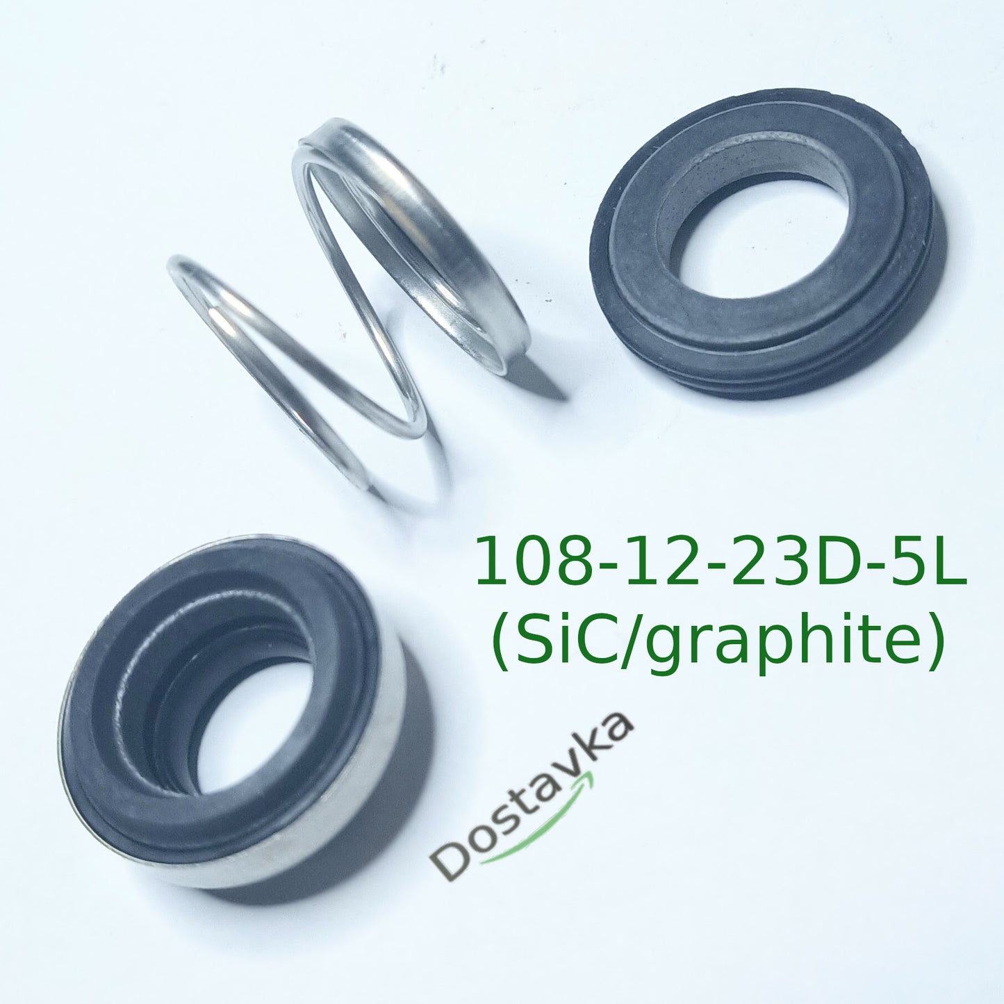 Mechanical seal 108-12-23D-5L (SiC/graphite) for submersible pumps NPO/Sprut (A08): 2S QGD0.5-35-0.37 IGLA