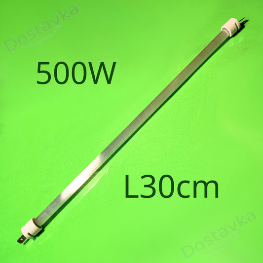 Electric furnaces Heating element 500W in a quartz tube L300 d12 mm