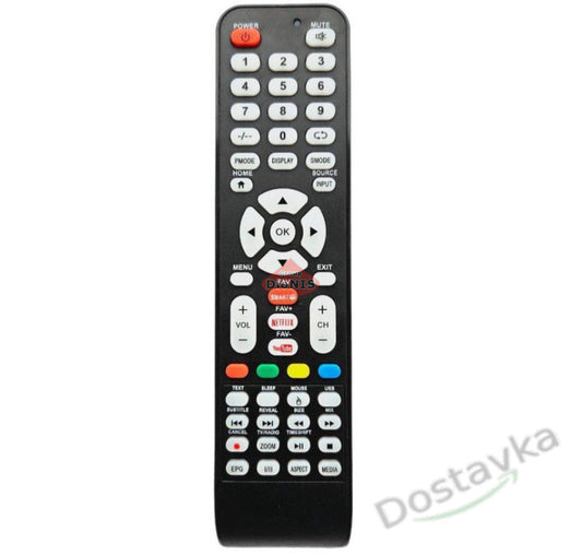 All TVs Remote control HUAYU VP-003 ver.2025