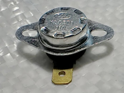 Overheating thermostat, draft sensor 110°C 10 A 250 V KSD301 for geyser, boiler