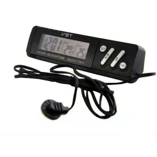 VST Car Clock VST-7067 (Alarm, Thermometers)