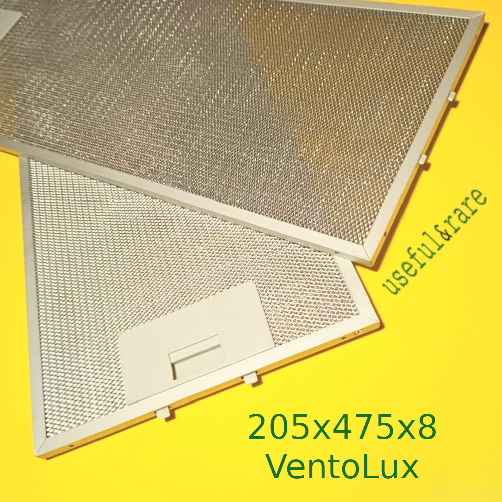 VentoLux range hood metal grease filter 205x475x8