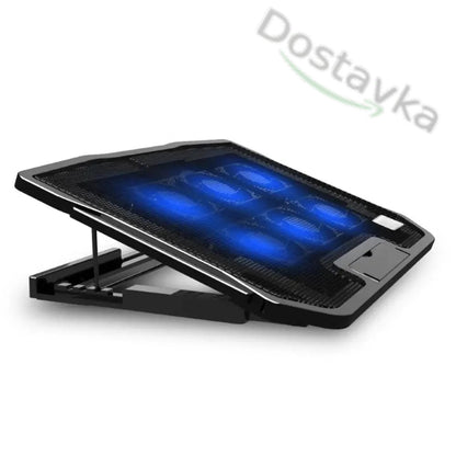 Laptop Cooling Pad with Cooler H9 (2 USB Ports + 6 Fans)
