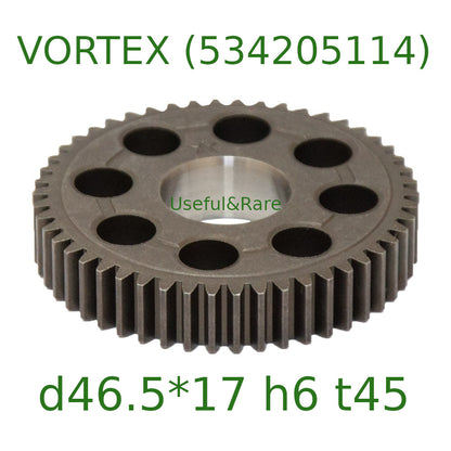 Driven gear of car wash VORTEX (534205114) d46.5*17 h6 t45