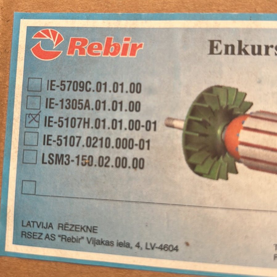 Rebir Circular Saw Armature IE 5107 G2, RZ2-70-2 (KZ3-400.01.00.01)