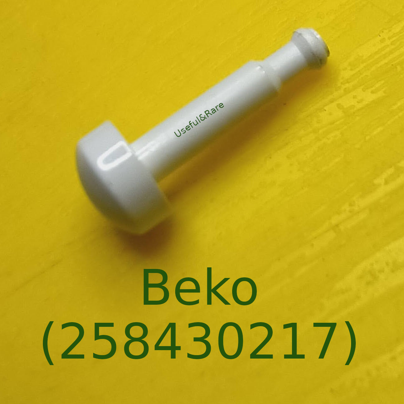 Decorative timer control button for Beko cooker white