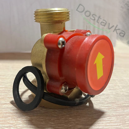 Relay water flow sensor for switching on the pressure boosting pump