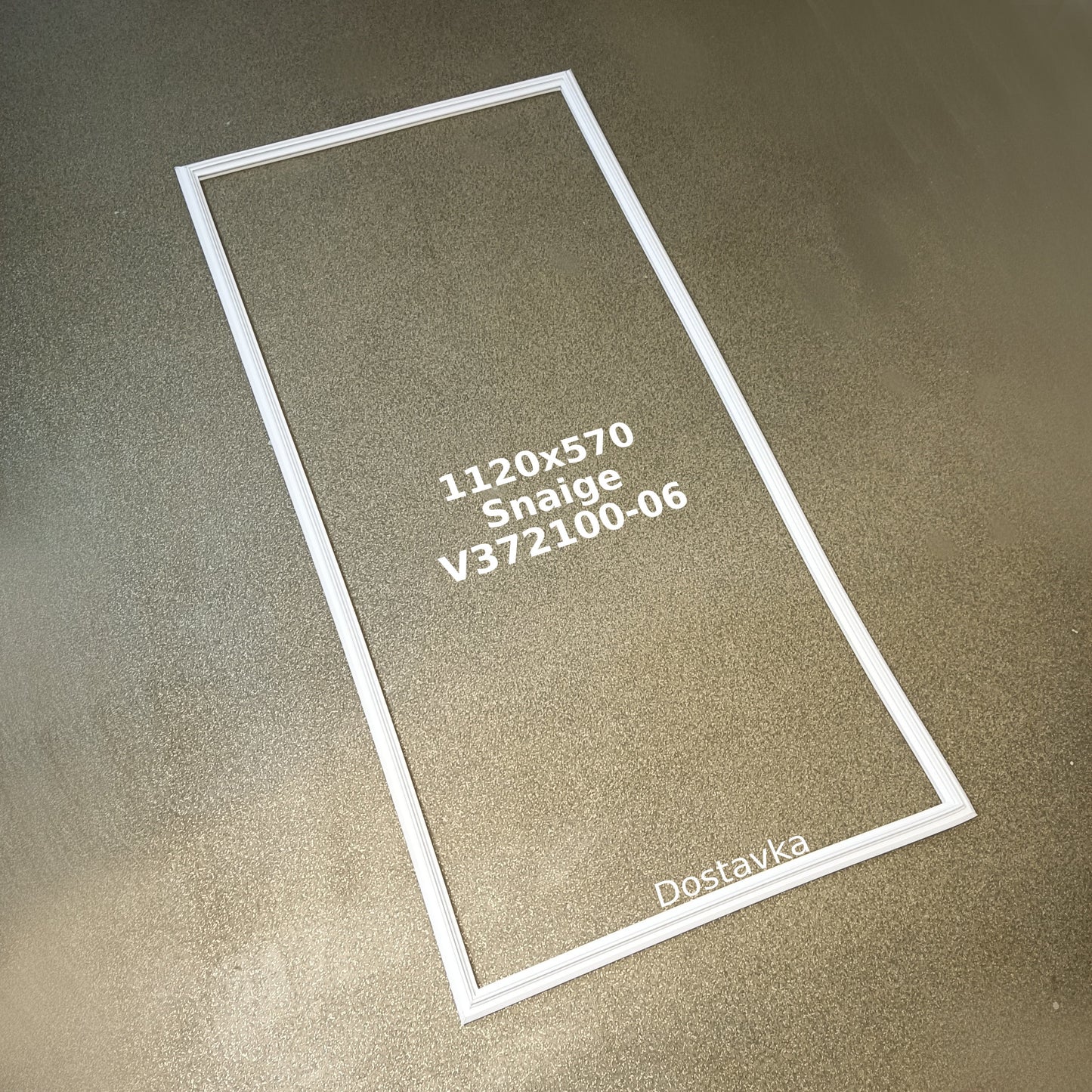 Sealing rubber 1120x570mm refrigeration chamber Snaige