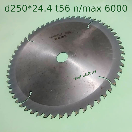 Carbide tipped cutting disc 250*25.4 h2 t56 tool steel