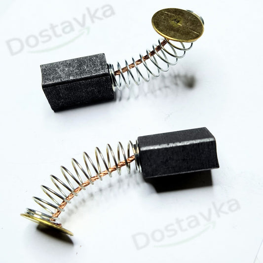 Motor Carbon Brushes (7x13x15mm, 11x14 Flanged Caps)