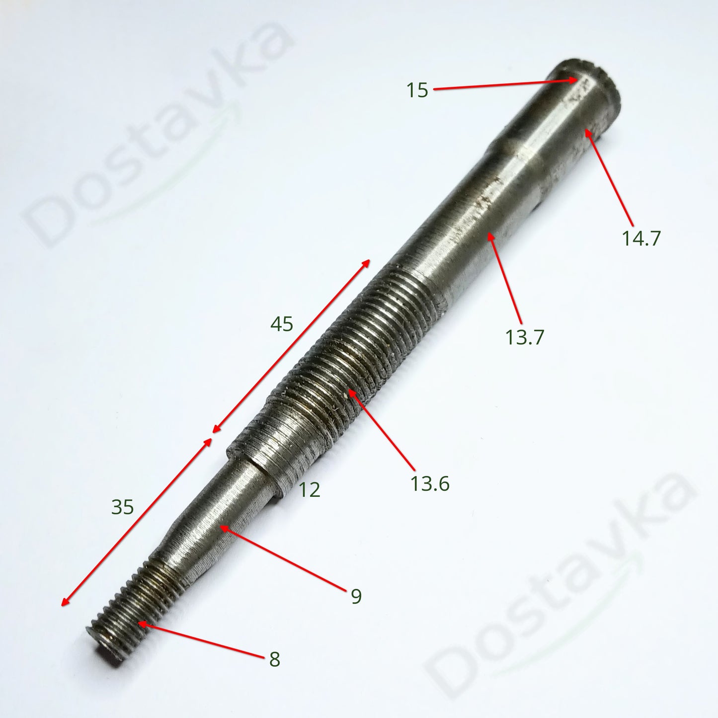 Dachnik Vibration Pump Shaft (L138, D15, M8)