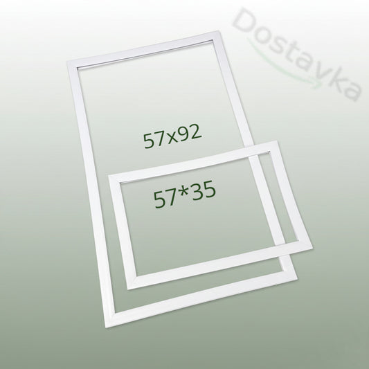 Seal 570x920 (+57*35 cm) for Stinol, Indesit, Ariston refrigerator door (for bar mounting)