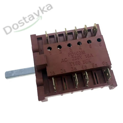 Oven 6+0 Heating Modes 11-Pin Rotary Selector Switch 16A T150 AC 
