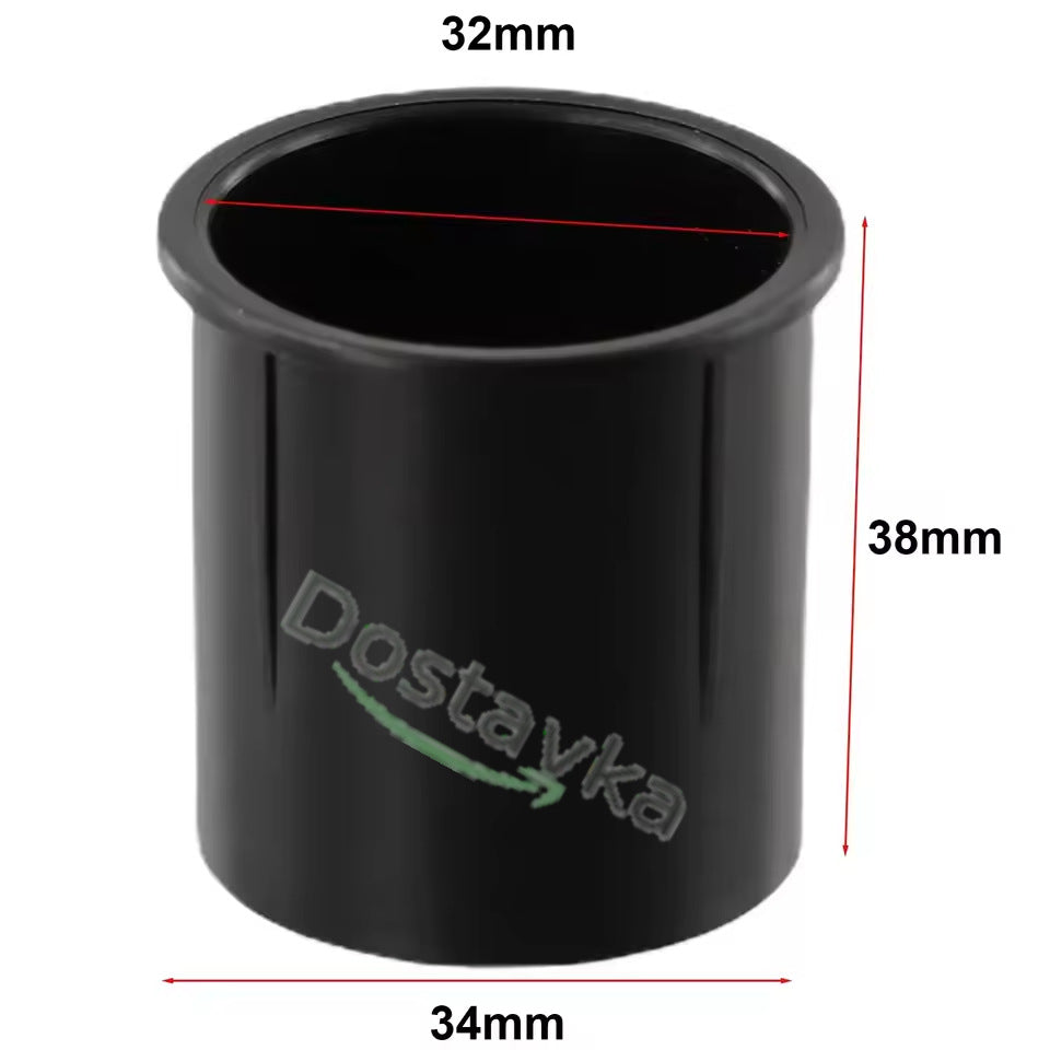 Vacuum cleaner upholstered furniture dry cleaning nozzle for/on a pipe D=32/35mm