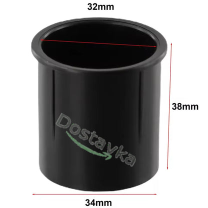 Vacuum cleaner upholstered furniture dry cleaning nozzle for/on a pipe D=32/35mm