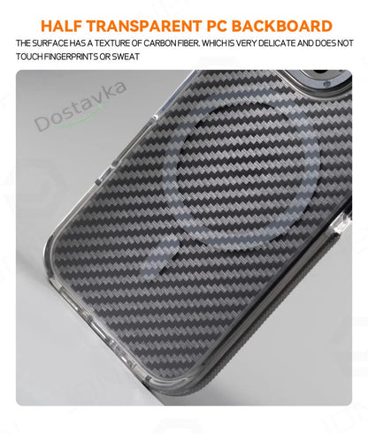 iPhone 15 Carbon Armor Case with Magsafe