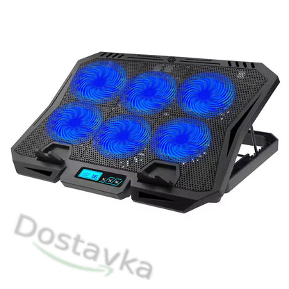 Laptop Cooling Pad with Cooler H9 (2 USB Ports + 6 Fans)