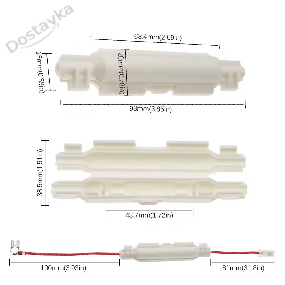 Samsung Microwave Oven  Fuse HV 5KV 0.90A THV060T-0900-H 