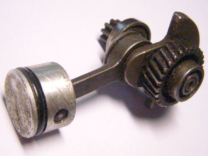 Connecting rod mechanism for Russian perforator