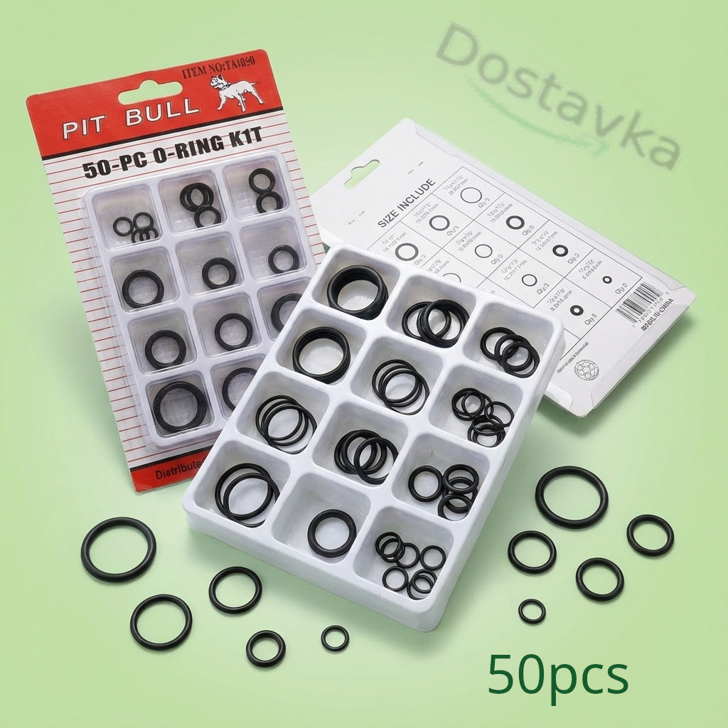 50 different sealing rings Set (6-19 mm)