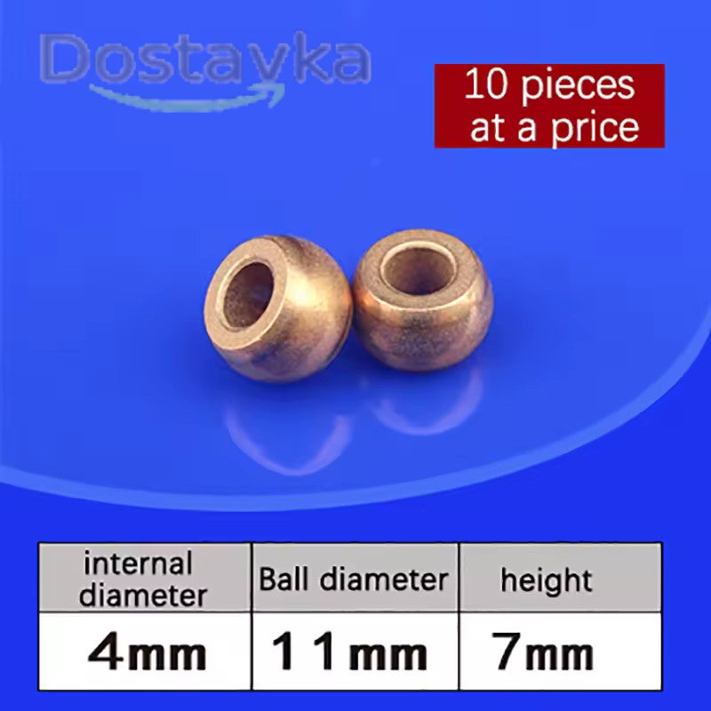 Сферическая медно-графитовая втулка подшипник скольжения масляная