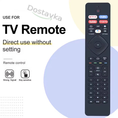 Пульт ДУ RF402A-V14 для Philips Android Smart TV 43PFL5704/F7 50PFL5604/F7 65PFL5604/F7 75PFL5704/F7