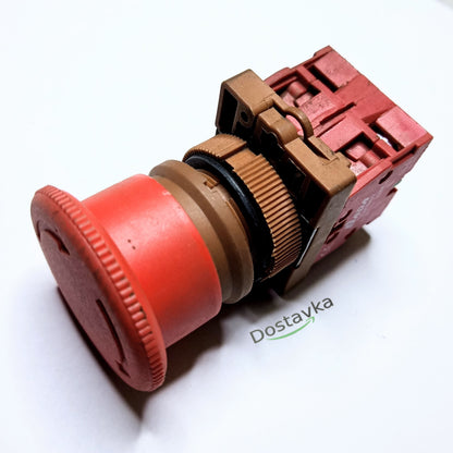 BADA TQKB02 (Schneider) mushroom-shaped emergency STOP button with locking mechanism