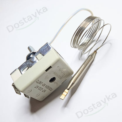 Tecasa Appliance Capillary Thermostat (NT-233 AT, 60-190°C, 16A, 100cm)
