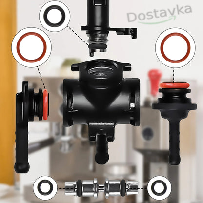Ремкомплект терморезиновых колец 30 штук -40~200℃ для кофе машины кофеварки