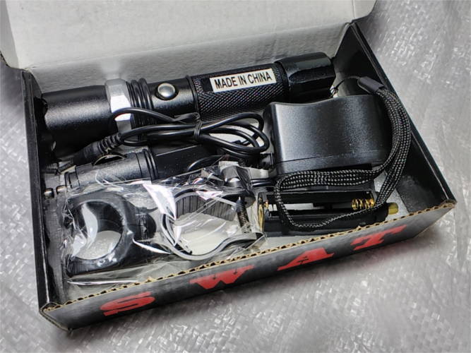 Bicycle Battery Light Luxeon 3 Watt LED Included