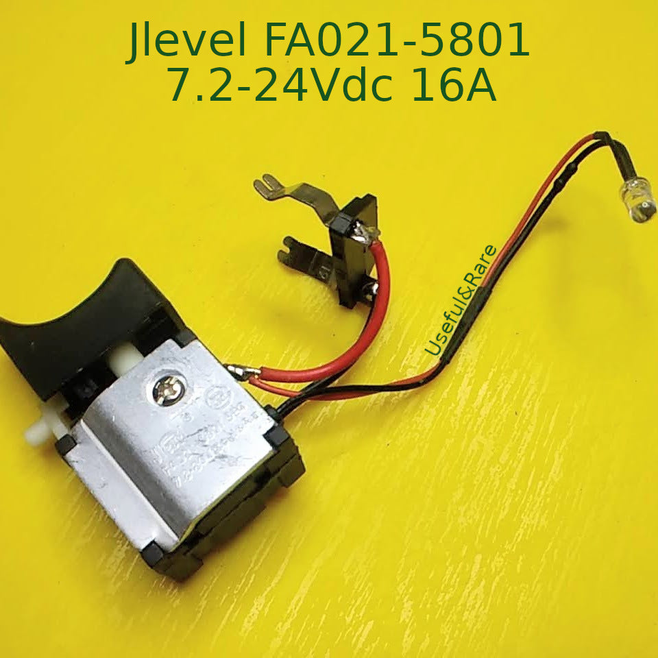 Hitachi Screwdriver manual operation trigger switch Jlevel FA021-5801 7.2-24Vdc 16A 17*27