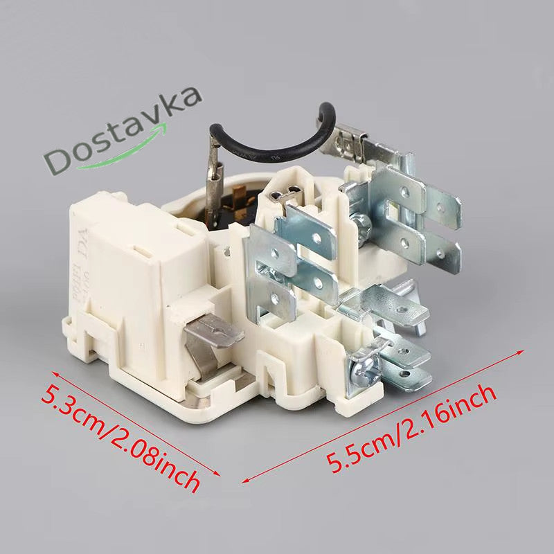 Starting relay QP3-15/C for compressor Embraco Aspera refrigerator