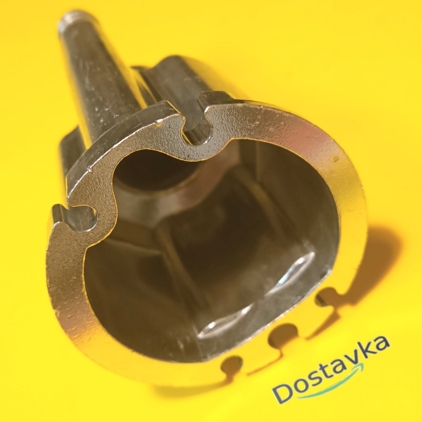 Pump chamber body of vibration pump Rudes VB50 (ф77*h121) (with groove) (for batch 2011) (silumin) (unpainted) (В11)